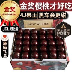 沐小七果蔬 车厘子美早樱桃礼盒装大樱桃送礼水果 5斤(净重)  巨无霸果王 4JJJJ 1斤(净重)  【简装尝鲜-保温箱】 中果 XL 24-26mm