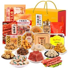 思香逢粤港澳特产零食广东广州深圳东莞惠州佛山潮汕端午节伴手礼大礼包 粤港澳大礼包3018克 3018g                
                收藏